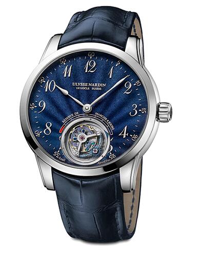 Ulysse Nardin Complications Anchor Tourbillon Blue Enamel 1780-133/E3 Replica Watch
